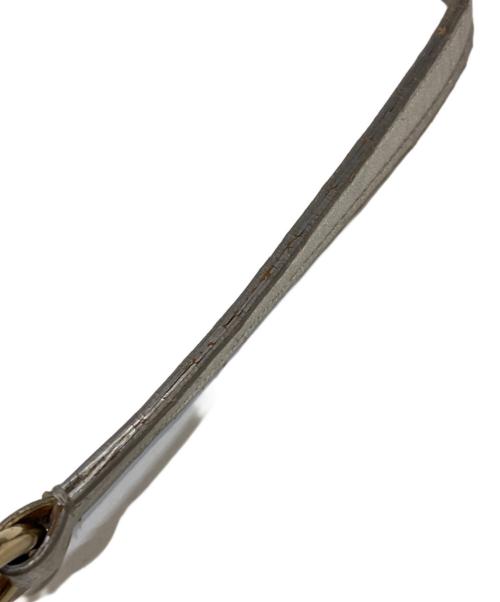 Yves Saint Laurent（イヴサンローラン）Yves Saint Laurent (イヴサンローラン) フリンジリングバッグ シルバーの古着・服飾アイテム