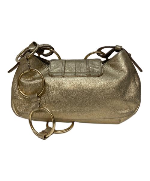 Yves Saint Laurent（イヴサンローラン）Yves Saint Laurent (イヴサンローラン) リングショルダーバッグ ゴールドの古着・服飾アイテム