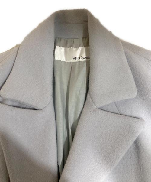 Whim Gazette（ウィムガゼット）Whim Gazette (ウィムガゼット) メルトンコート スカイブルー サイズ:Freeの古着・服飾アイテム