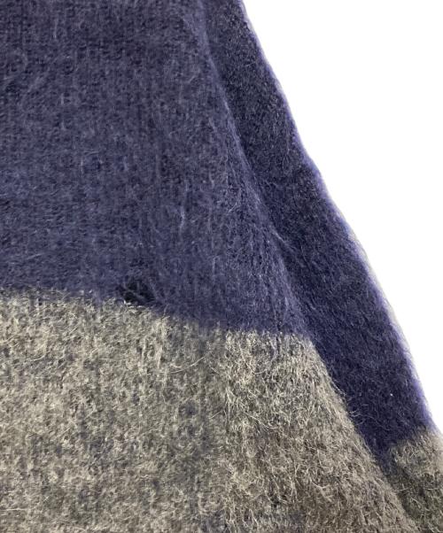 TOWN CRAFT（タウンクラフト）TOWN CRAFT (タウンクラフト) Shaggy mohair cardigan ネイビー サイズ:Lの古着・服飾アイテム