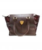 ATAOアタオ）の古着「ハンドバッグ」｜バーガンディー