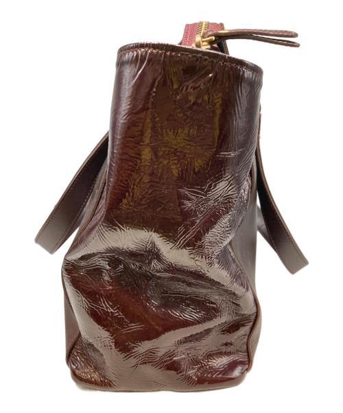 ATAO（アタオ）ATAO (アタオ) ハンドバッグ バーガンディーの古着・服飾アイテム