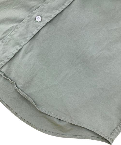 Frank&Eileen（フランクアンドアイリーン）Frank&Eileen (フランクアンドアイリーン) Colin/LIGHT POPLIN 半袖シャツ グリーン サイズ:Sの古着・服飾アイテム