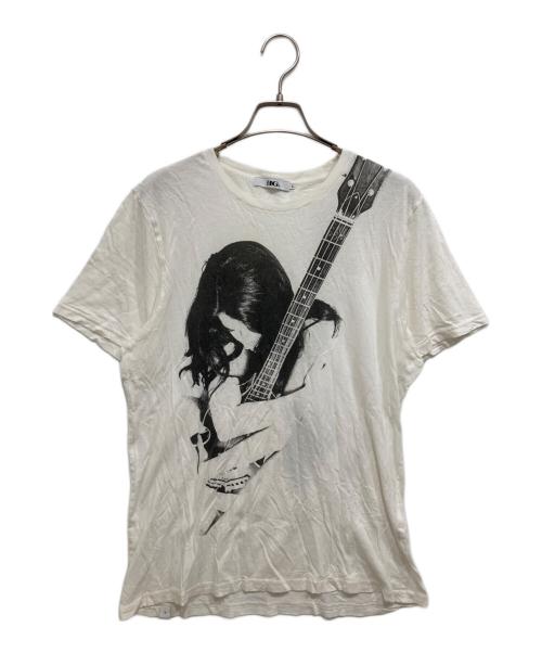 Hysteric Glamour（ヒステリックグラマー）Hysteric Glamour (ヒステリックグラマー) ギターガールTシャツ ホワイト サイズ:Lの古着・服飾アイテム