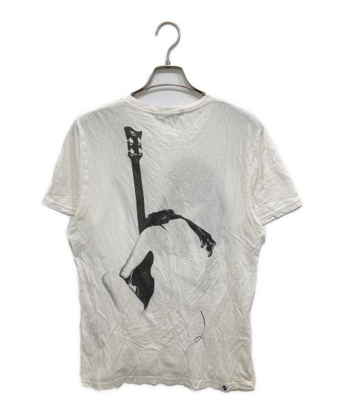 Hysteric Glamour（ヒステリックグラマー）Hysteric Glamour (ヒステリックグラマー) ギターガールTシャツ ホワイト サイズ:Lの古着・服飾アイテム