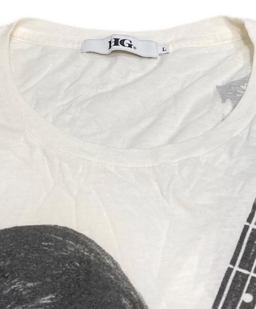 Hysteric Glamour（ヒステリックグラマー）Hysteric Glamour (ヒステリックグラマー) ギターガールTシャツ ホワイト サイズ:Lの古着・服飾アイテム