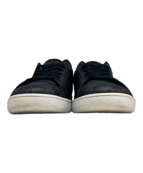 LOUIS VUITTON（ルイ ヴィトン）LOUIS VUITTON (ルイ ヴィトン) モノグラムロゴローカットスニーカー ブラック サイズ:7 1/2の古着・服飾アイテム