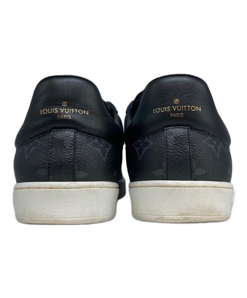 LOUIS VUITTON（ルイ ヴィトン）LOUIS VUITTON (ルイ ヴィトン) モノグラムロゴローカットスニーカー ブラック サイズ:7 1/2の古着・服飾アイテム