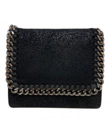 STELLA McCARTNEY（ステラマッカートニー）の古着「FALABELLA SMALL FLAP WALLET」｜ブラック