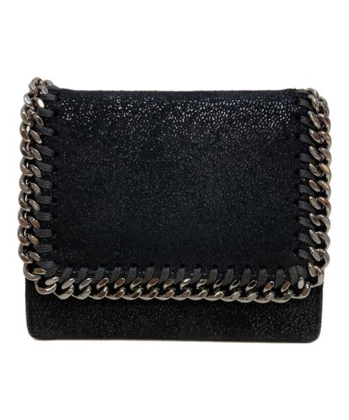 STELLA McCARTNEY（ステラマッカートニー）STELLA McCARTNEY (ステラマッカートニー) FALABELLA SMALL FLAP WALLET ブラックの古着・服飾アイテム