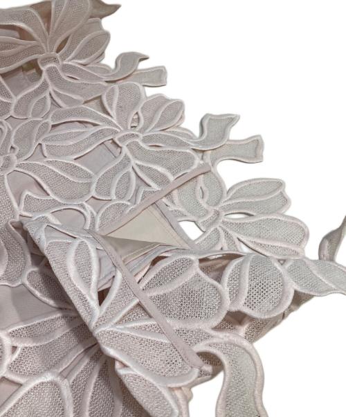 CELFORD（セルフォード）CELFORD (セルフォード) リボンレーススカート ピンク サイズ:S（34）の古着・服飾アイテム