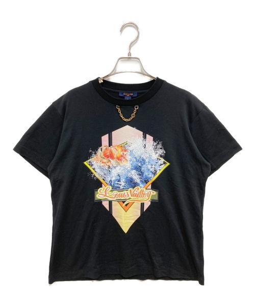 LOUIS VUITTON（ルイ ヴィトン）LOUIS VUITTON (ルイ ヴィトン) タンジェリンプリントTシャツ ブラック サイズ:Lの古着・服飾アイテム