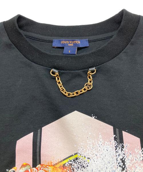 LOUIS VUITTON（ルイ ヴィトン）LOUIS VUITTON (ルイ ヴィトン) タンジェリンプリントTシャツ ブラック サイズ:Lの古着・服飾アイテム