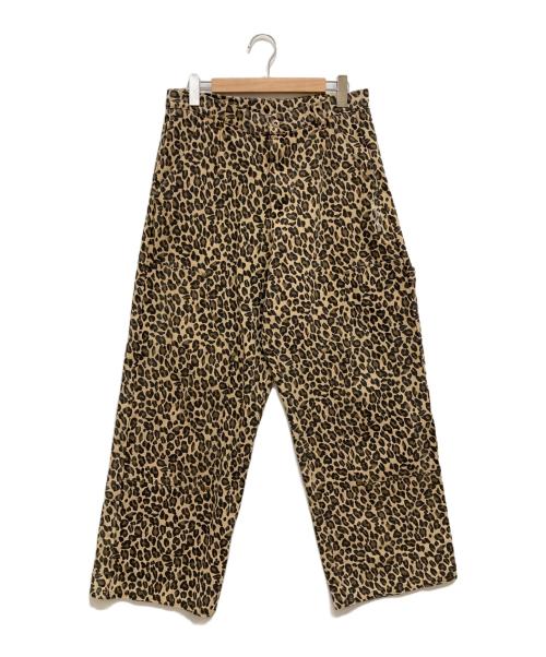 Student Apathy（スチューデント・アパシー）Student Apathy (スチューデント・アパシー) Leopard Double Knee Pants レオパード サイズ:Lの古着・服飾アイテム