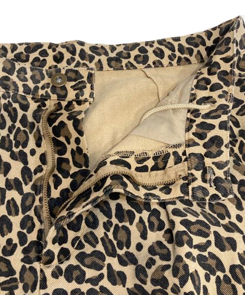 Student Apathy（スチューデント・アパシー）Student Apathy (スチューデント・アパシー) Leopard Double Knee Pants レオパード サイズ:Lの古着・服飾アイテム