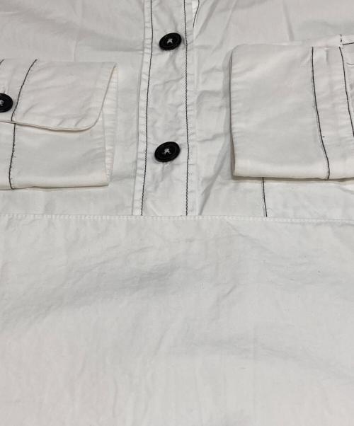 MARNI（マルニ）MARNI (マルニ) スタンドカラーコットンシャツ ホワイト サイズ:Lの古着・服飾アイテム