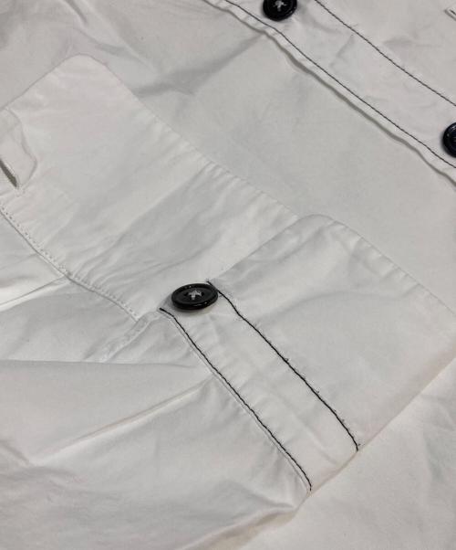 MARNI（マルニ）MARNI (マルニ) スタンドカラーコットンシャツ ホワイト サイズ:Lの古着・服飾アイテム