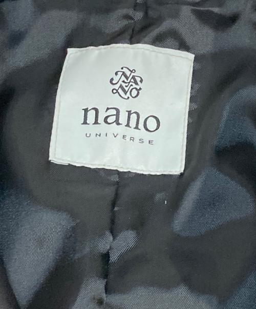 nano・universe（ナノ・ユニバース）nano・universe (ナノ・ユニバース) ラムレザージャケット ブラック サイズ:Sの古着・服飾アイテム