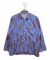PHEENY（フィーニー）の古着「PRINT TYPEWRITER PAJAMAS SHIRT」｜ブルー×ブラウン