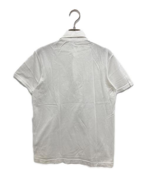 Drumohr（ドルモア）Drumohr (ドルモア) ピュアコットンポロシャツ ホワイト サイズ:Sの古着・服飾アイテム