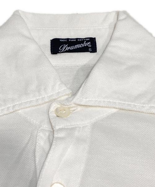 Drumohr（ドルモア）Drumohr (ドルモア) ピュアコットンポロシャツ ホワイト サイズ:Sの古着・服飾アイテム