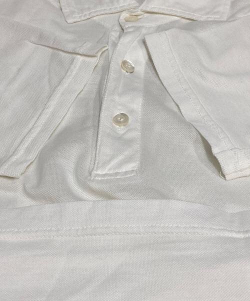 Drumohr（ドルモア）Drumohr (ドルモア) ピュアコットンポロシャツ ホワイト サイズ:Sの古着・服飾アイテム