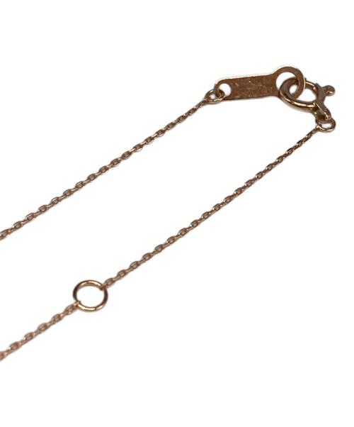 4℃（ヨンドシー）4℃ (ヨンドシー) ハートダイヤモンドネックレス ピンクゴールドの古着・服飾アイテム