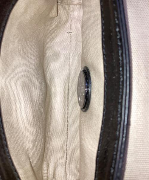 TORY BURCH（トリーバーチ）TORY BURCH (トリーバーチ) レザーショルダーバッグ ブラックの古着・服飾アイテム