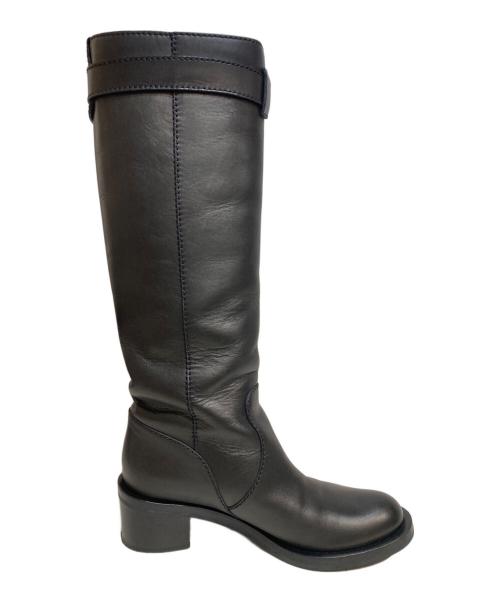 GUCCI（グッチ）GUCCI (グッチ) GGマーモントロングブーツ ブラック サイズ:35 1/2(22.5cm)の古着・服飾アイテム