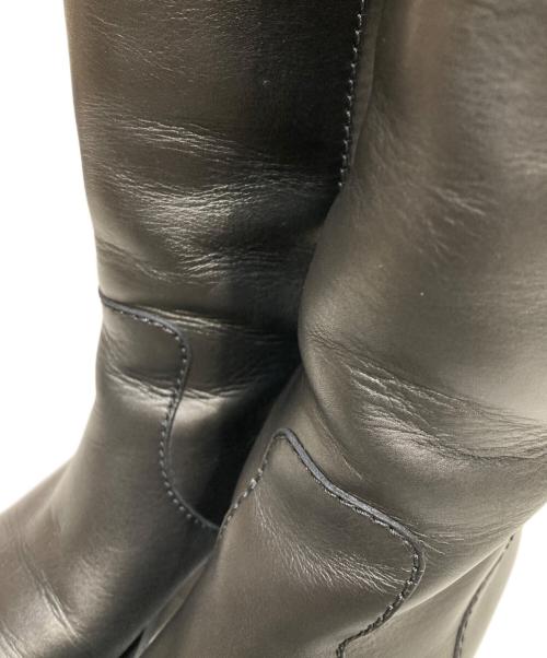 GUCCI（グッチ）GUCCI (グッチ) GGマーモントロングブーツ ブラック サイズ:35 1/2(22.5cm)の古着・服飾アイテム