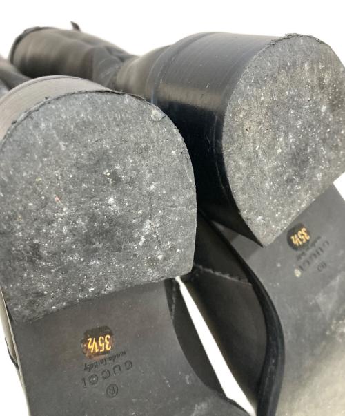 GUCCI（グッチ）GUCCI (グッチ) GGマーモントロングブーツ ブラック サイズ:35 1/2(22.5cm)の古着・服飾アイテム