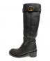 GUCCI (グッチ) GGマーモントロングブーツ ブラック サイズ:35 1/2(22.5cm)：18000円
