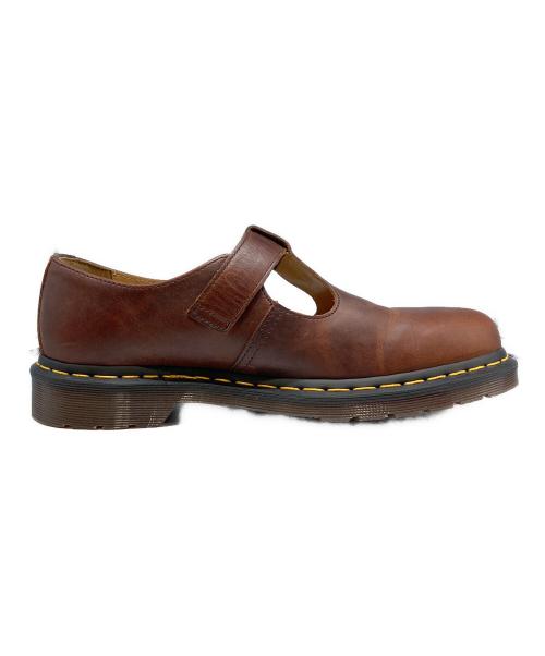 Dr.Martens（ドクターマーチン）Dr.Martens (ドクターマーチン) T-BAR SHOE ブラウン サイズ:UK8 (27cm)の古着・服飾アイテム