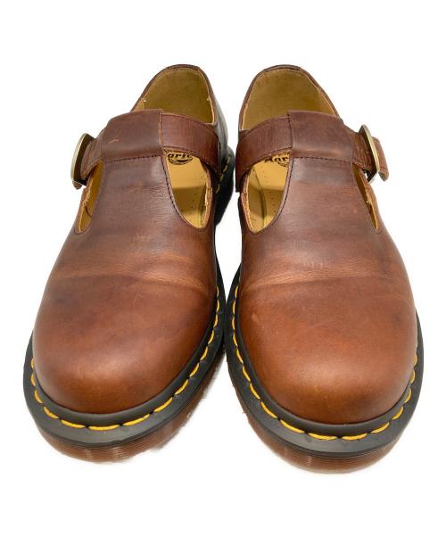 Dr.Martens（ドクターマーチン）Dr.Martens (ドクターマーチン) T-BAR SHOE ブラウン サイズ:UK8 (27cm)の古着・服飾アイテム