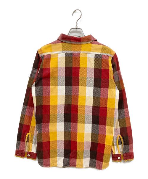 WAREHOUSE（ウエアハウス）WAREHOUSE (ウエアハウス) チェックシャツ レッド×イエロー サイズ:Mの古着・服飾アイテム