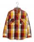 WAREHOUSE（ウエアハウス）の古着「チェックシャツ」｜レッド×イエロー