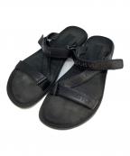 LOUIS VUITTONルイ ヴィトン）の古着「パンチロゴサンダル」｜ブラック