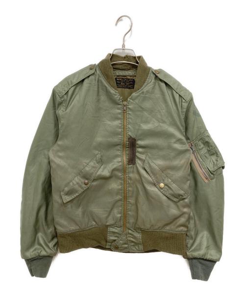 USAF（ユーエスエーエフ）USAF (ユーエスエーエフ) L-2 FLIGHT JACKET オリーブ サイズ:38の古着・服飾アイテム