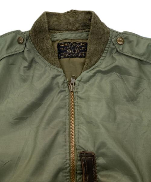 USAF（ユーエスエーエフ）USAF (ユーエスエーエフ) L-2 FLIGHT JACKET オリーブ サイズ:38の古着・服飾アイテム