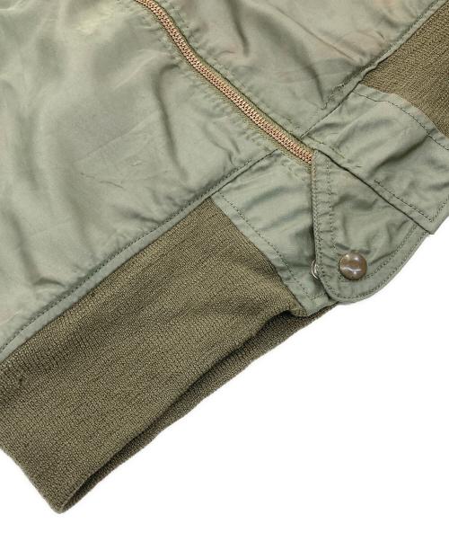 USAF（ユーエスエーエフ）USAF (ユーエスエーエフ) L-2 FLIGHT JACKET オリーブ サイズ:38の古着・服飾アイテム