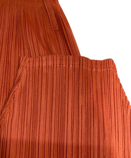 PLEATS PLEASE（プリーツプリーズ）PLEATS PLEASE (プリーツプリーズ) パンツ オレンジ サイズ:Lの古着・服飾アイテム