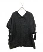 23区ニジュウサンク）の古着「リボンブラウス」｜ブラック