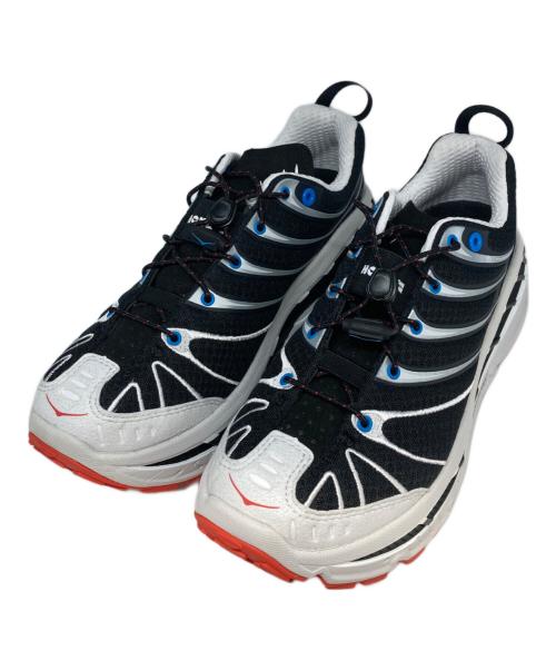 HOKA（ホカ）HOKA (ホカ) STINSON EVO OG ブラック×ホワイト×オレンジ サイズ:26.5cmの古着・服飾アイテム