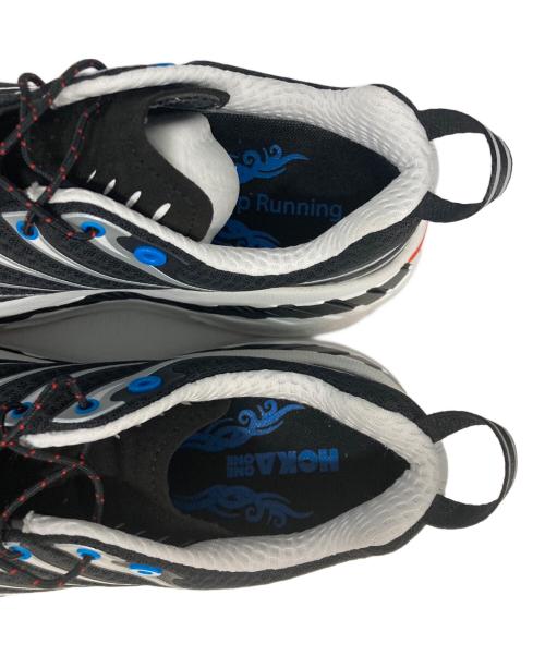 HOKA（ホカ）HOKA (ホカ) STINSON EVO OG ブラック×ホワイト×オレンジ サイズ:26.5cmの古着・服飾アイテム