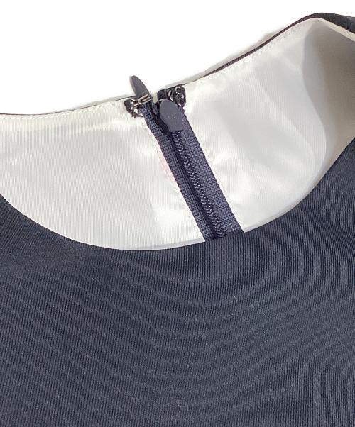 Bibiy.（ビビィ）Bibiy. (ビビィ) VANESSA JACKET ネイビー×ホワイト サイズ:FREEの古着・服飾アイテム