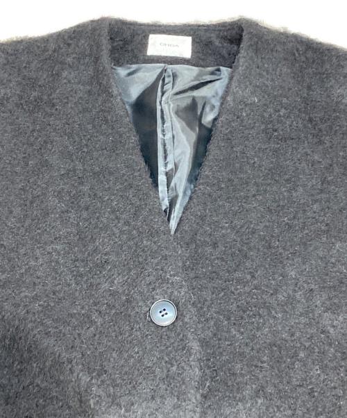 OHGA（オオガ）OHGA (オオガ) シャギーコーディガン ブラック サイズ:FREEの古着・服飾アイテム