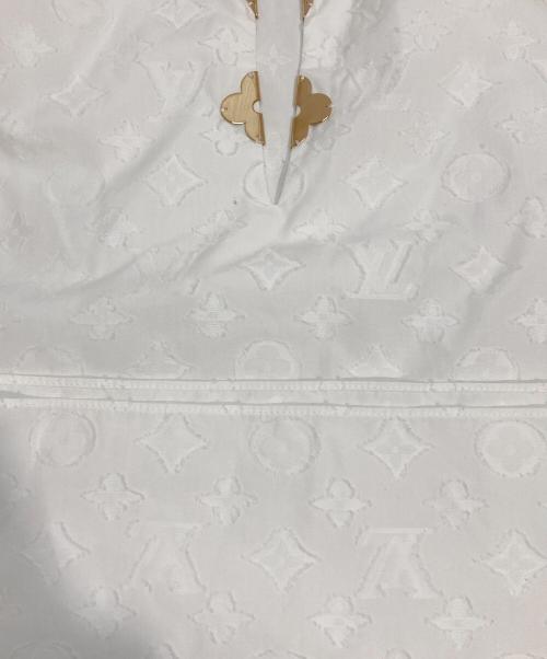 LOUIS VUITTON（ルイ ヴィトン）LOUIS VUITTON (ルイ ヴィトン) モノグラムプルオーバーフレンチスリーブシャツ ホワイト サイズ:36の古着・服飾アイテム