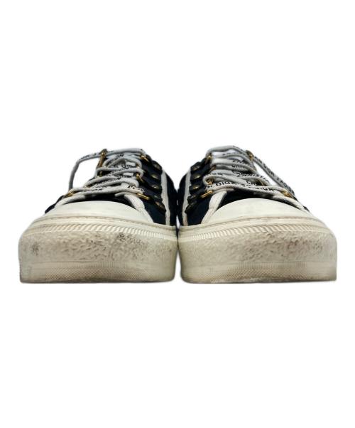 Christian Dior（クリスチャン ディオール）Christian Dior (クリスチャン ディオール) WALK’N'DIOR ドットキャンバススニーカー ブラック サイズ:37の古着・服飾アイテム