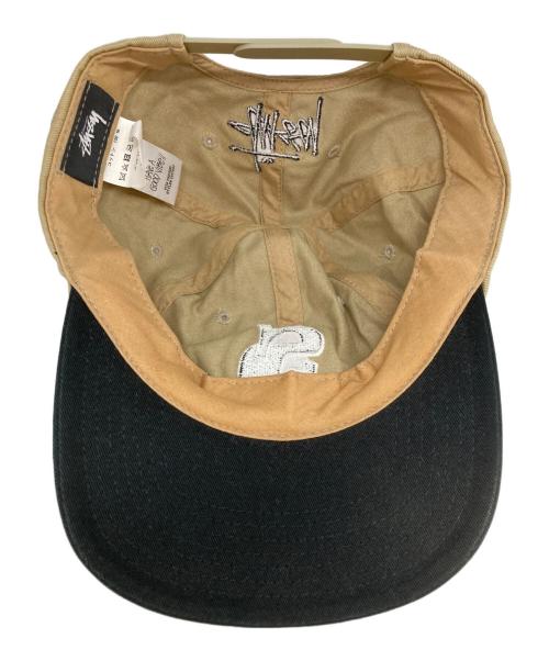 stussy（ステューシー）stussy (ステューシー) Vintage S Low Pro Cap ベージュの古着・服飾アイテム