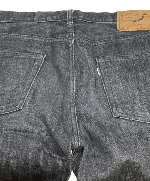 orSlow（オアスロウ）orSlow (オアスロウ) 107デニムパンツ ブラック サイズ:Lの古着・服飾アイテム